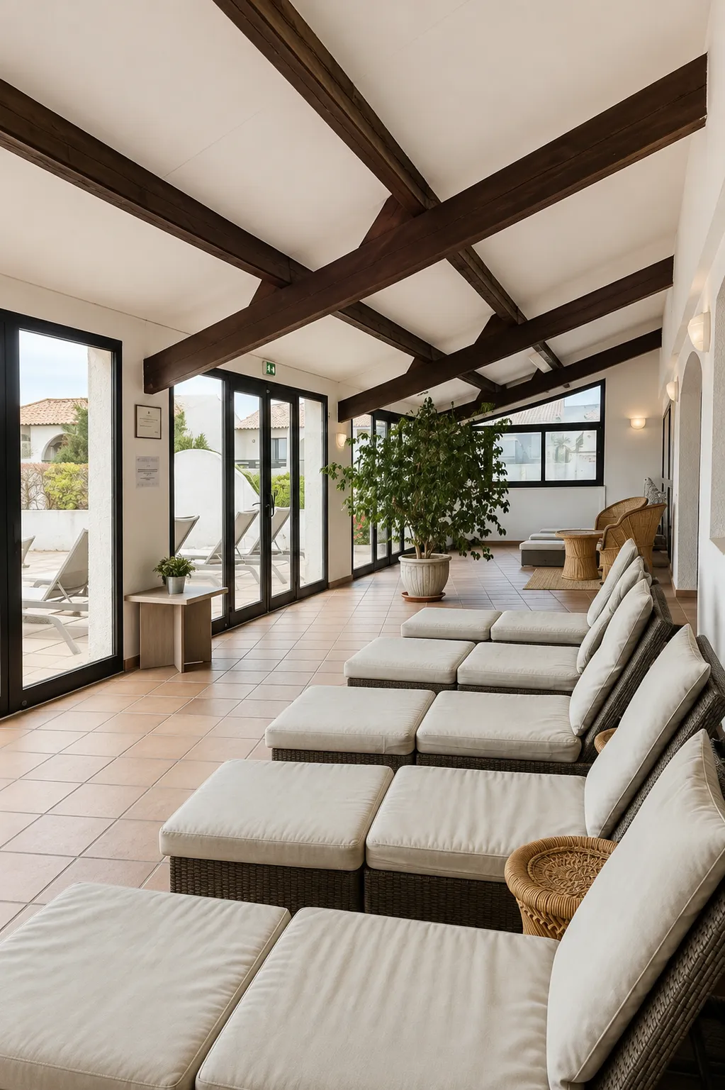 Espace de soin d'un spa